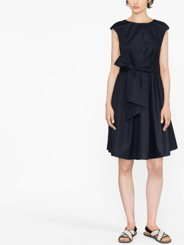 Woolrich Midi-jurk met gestrikte taille Blauw