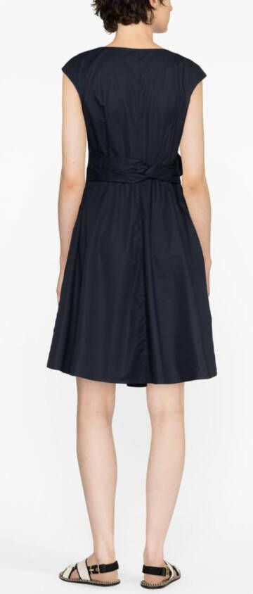 Woolrich Midi-jurk met gestrikte taille Blauw