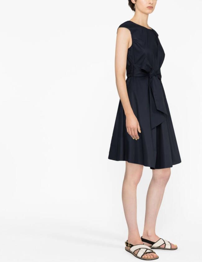 Woolrich Midi-jurk met gestrikte taille Blauw