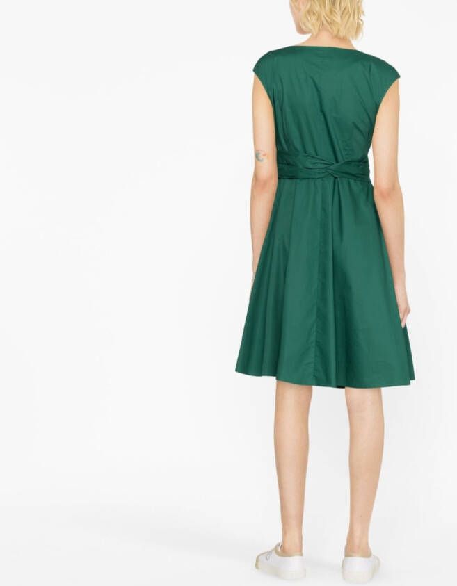 Woolrich Midi-jurk met gestrikte taille Groen