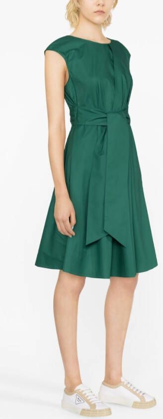 Woolrich Midi-jurk met gestrikte taille Groen