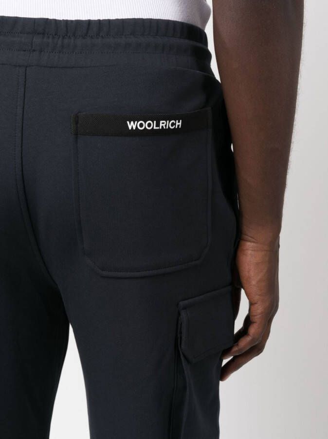 Woolrich Trainingsbroek met logoprint Blauw