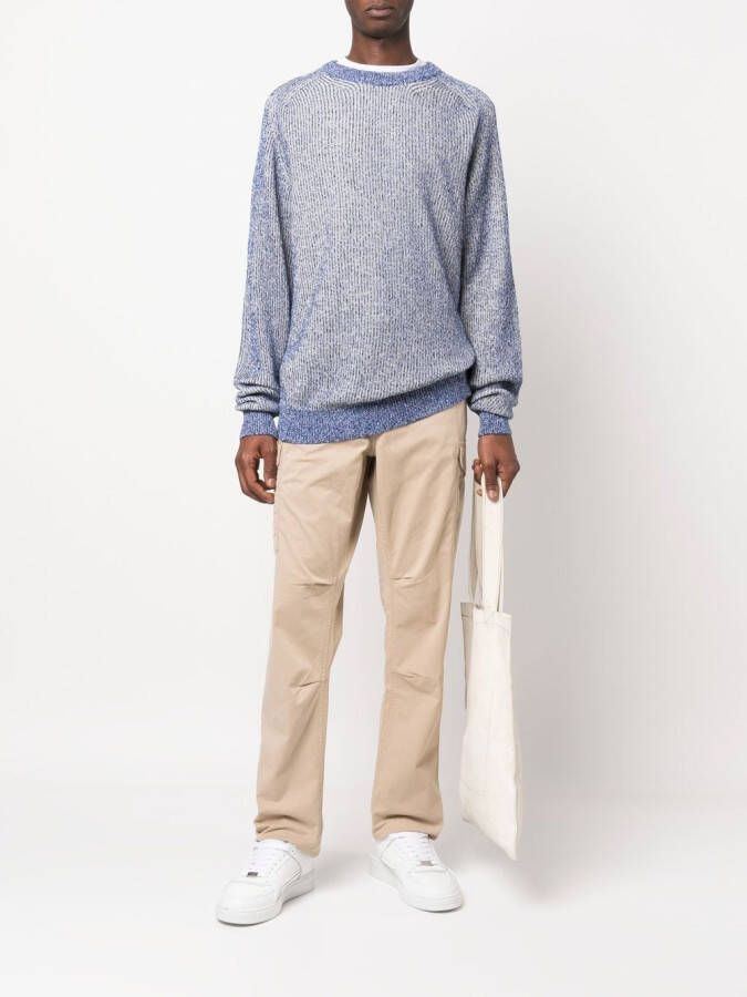 Woolrich Trui met ronde hals Blauw
