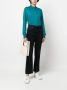 Xacus Blouse met gewelfde afwerking Blauw - Thumbnail 2