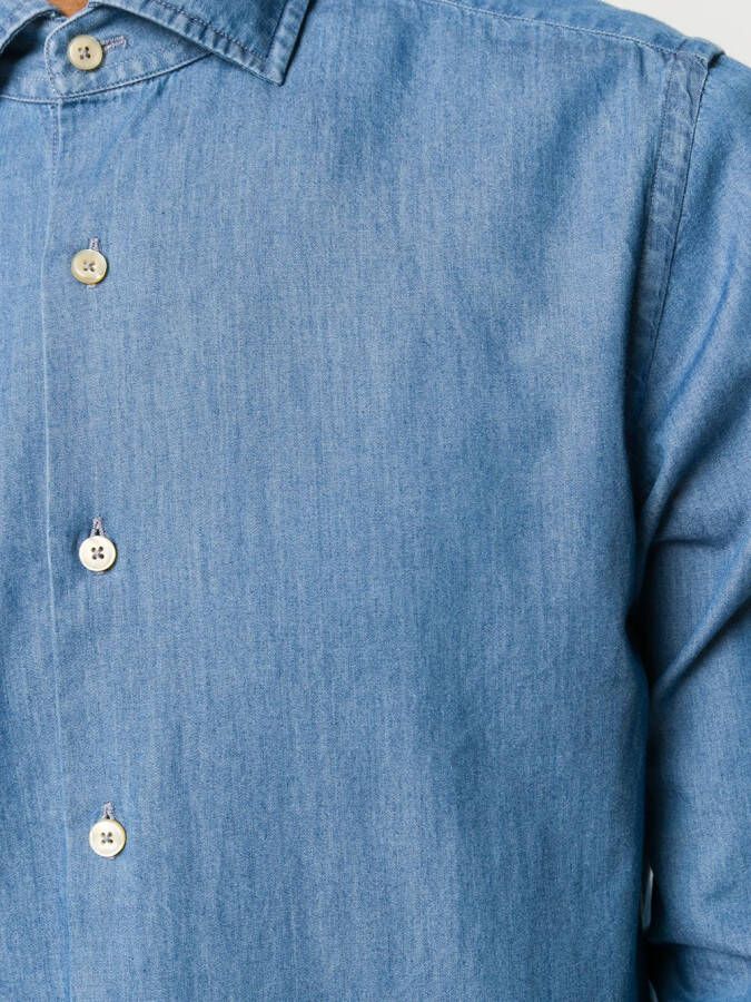 Xacus Denim overhemd Blauw