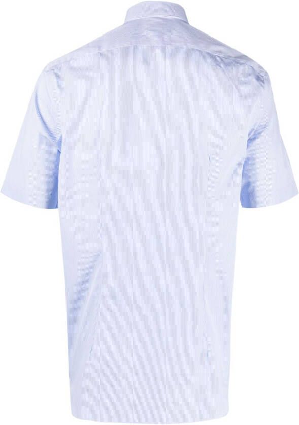 Xacus Gestreept overhemd Blauw
