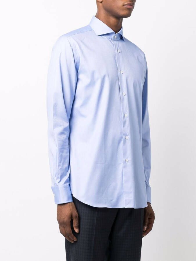 Xacus Katoenen overhemd Blauw
