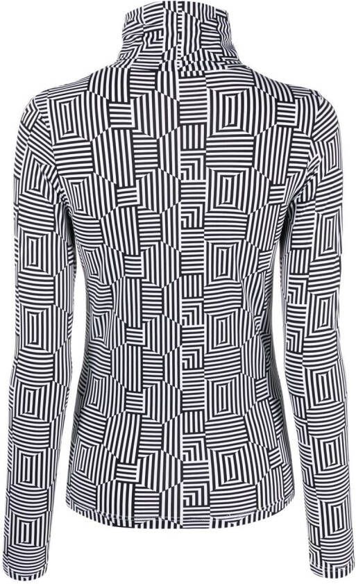 Xacus Top met print Zwart
