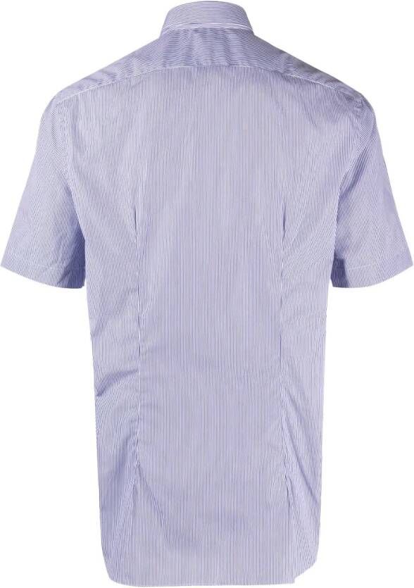 Xacus Gestreept overhemd Blauw
