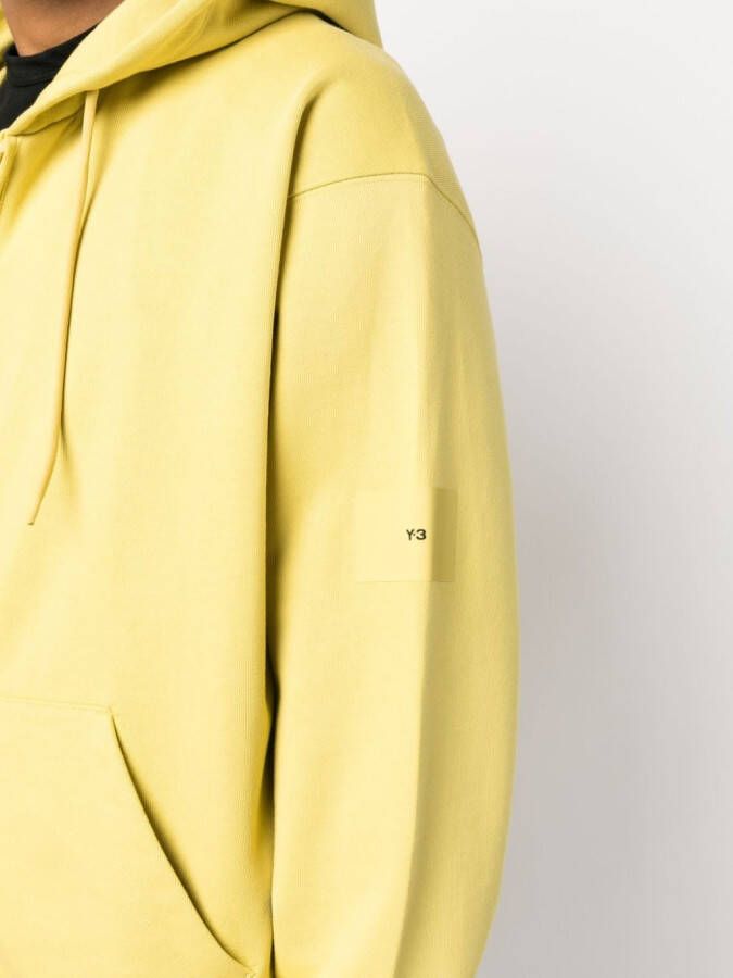 Y-3 Hoodie met logopatch Geel
