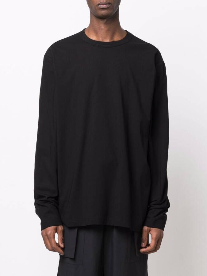 Y-3 Katoenen T-shirt Zwart