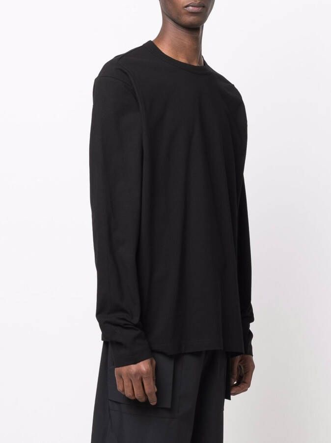 Y-3 Katoenen T-shirt Zwart