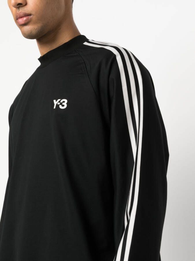 Y-3 Sweater met logoprint Zwart