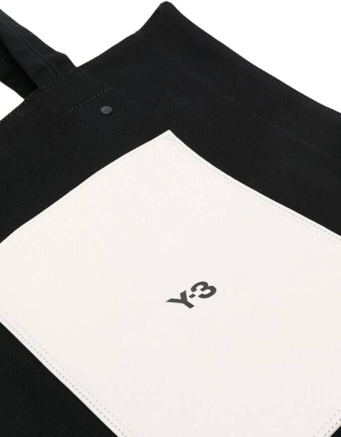 Y-3 Lux shopper met logoprint Zwart