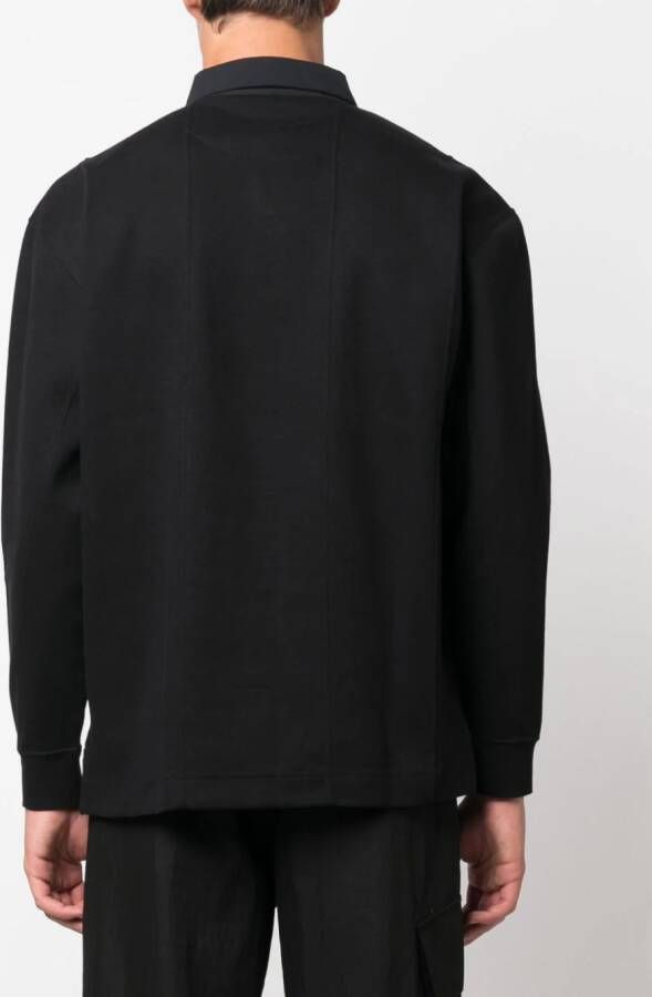 Y-3 Overhemd met geborduurd logo Zwart