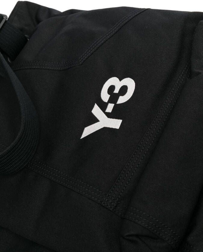 Y-3 Shopper met logoprint Zwart