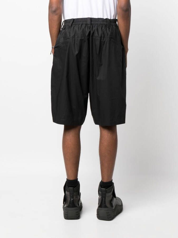 Y-3 Shorts met wijde pijpen Zwart