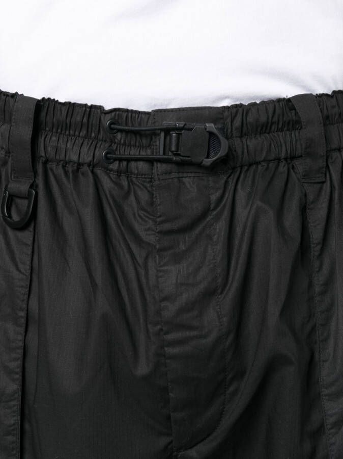 Y-3 Shorts met wijde pijpen Zwart
