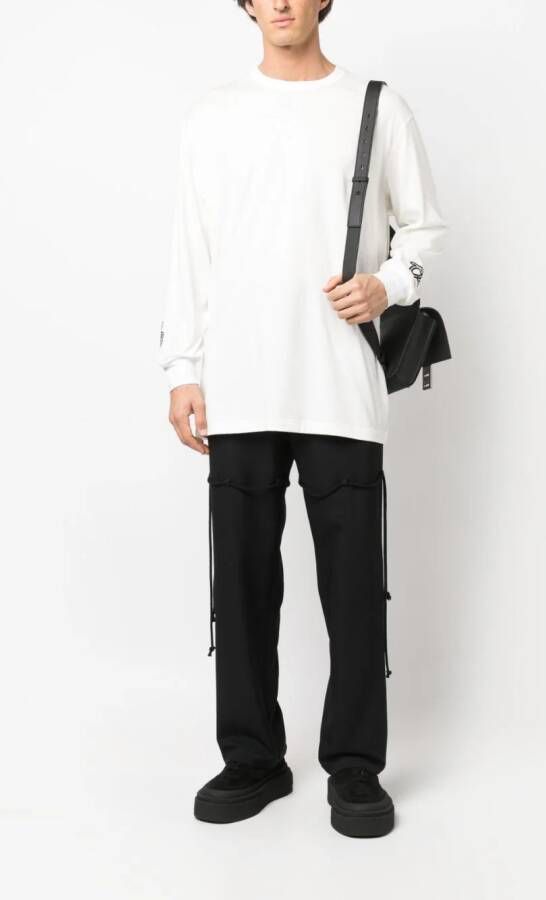 Y-3 T-shirt met logo Wit