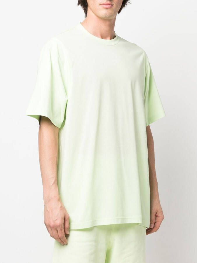 Y-3 T-shirt met logoprint Groen