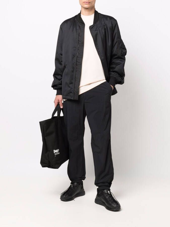 Y-3 Trainingsbroek met ruches Zwart
