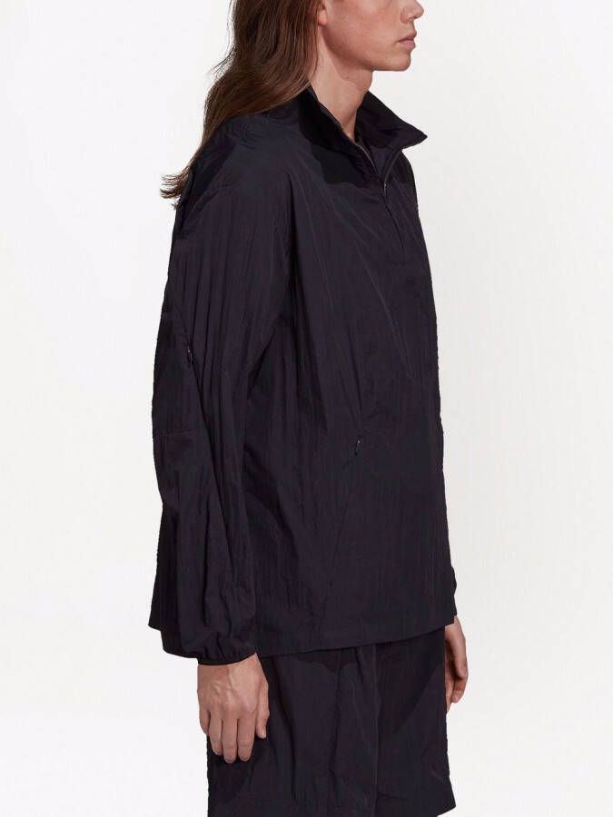 Y-3 Windjack met halve rits Zwart