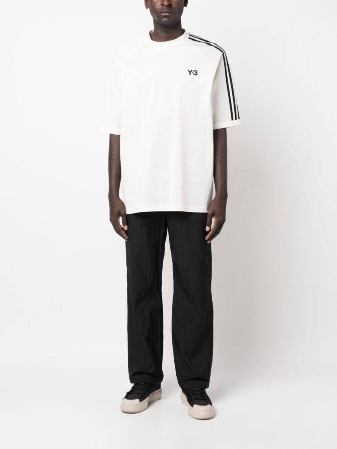 Y-3 x adidas T-shirt met logoprint Wit