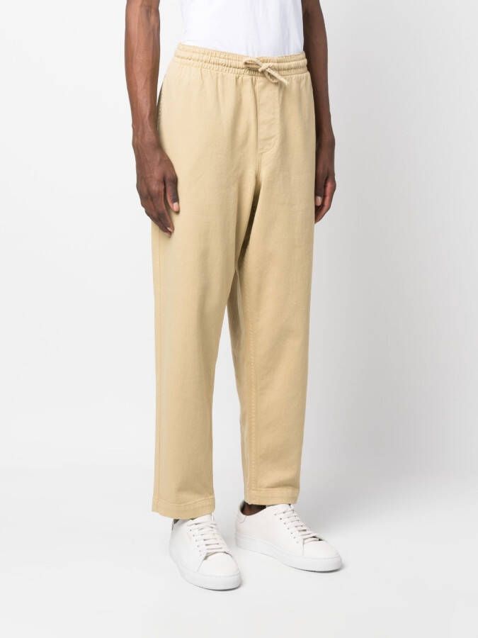 YMC Broek met trekkoordtaille Beige