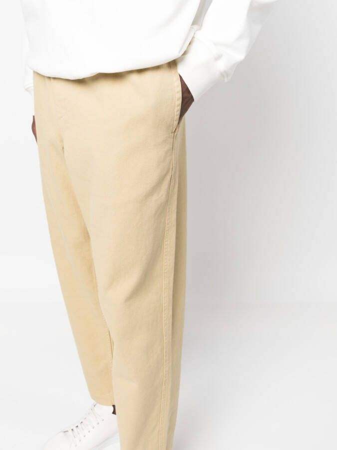 YMC Broek met trekkoordtaille Beige