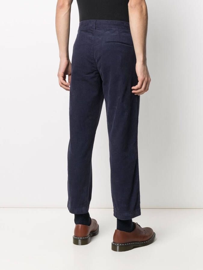 YMC Cropped broek Blauw