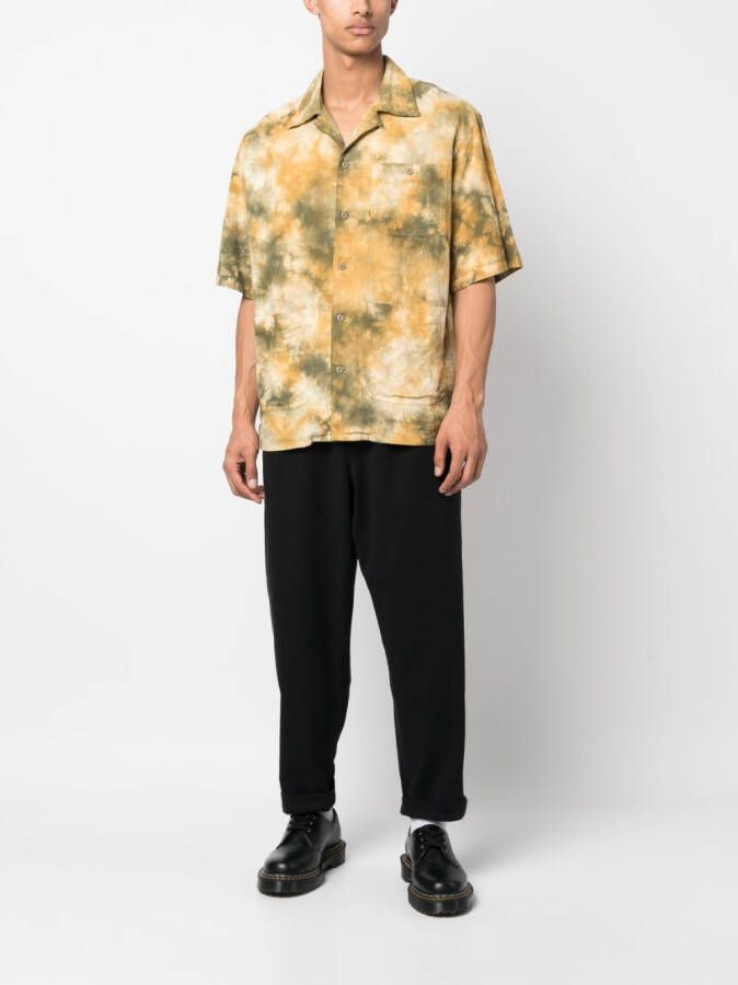 YMC Broek met trekkoordtaille Zwart