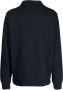 YMC Poloshirt met halve rits Blauw - Thumbnail 2