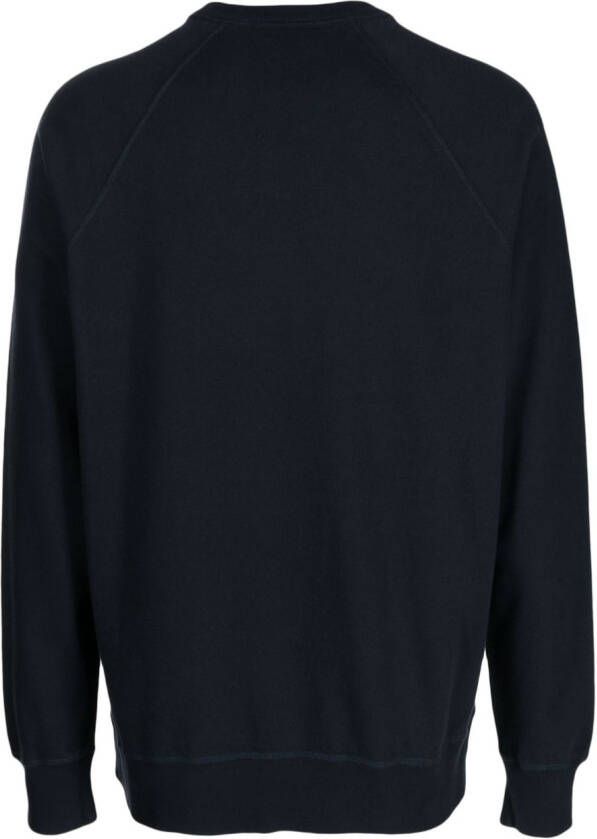YMC Sweater met raglan mouwen Blauw