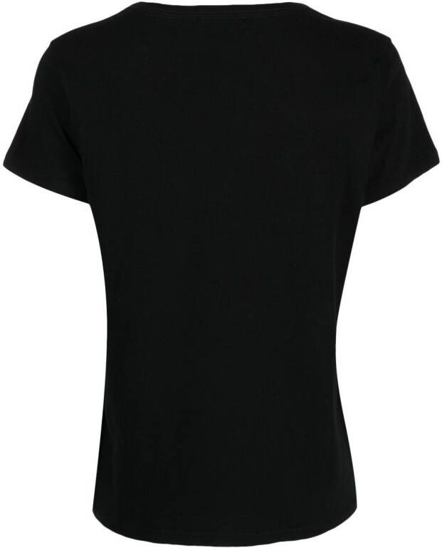 YMC T-shirt met ronde hals Zwart