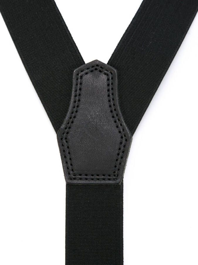 Yohji Yamamoto adjustable braces Zwart