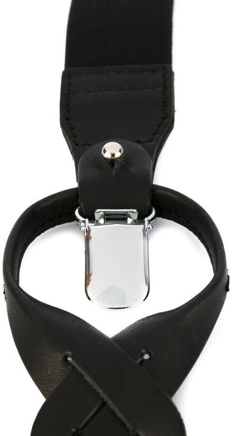Yohji Yamamoto adjustable braces Zwart