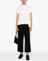 Yohji Yamamoto Asymmetrisch katoenen T-shirt Wit - Thumbnail 1
