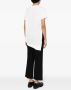 Yohji Yamamoto Asymmetrisch katoenen T-shirt Wit - Thumbnail 3