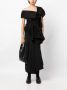 Yohji Yamamoto Asymmetrische blouse Zwart - Thumbnail 2