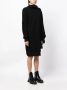 Yohji Yamamoto Asymmetrische mini-jurk Zwart - Thumbnail 3