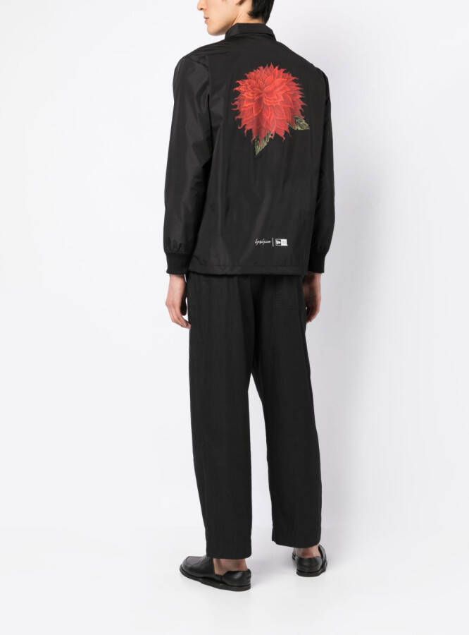 Yohji Yamamoto Shirtjack met lange mouwen Zwart