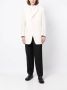 Yohji Yamamoto Blazer met enkele rij knopen Wit - Thumbnail 2
