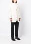 Yohji Yamamoto Blazer met enkele rij knopen Wit - Thumbnail 3