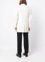 Yohji Yamamoto Blazer met enkele rij knopen Wit - Thumbnail 4