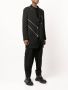 Yohji Yamamoto Blazer met enkele rij knopen Zwart - Thumbnail 3