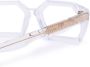 Yohji Yamamoto Bril met geometrisch montuur Wit - Thumbnail 3
