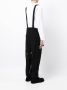 Yohji Yamamoto Broek met bretels Zwart - Thumbnail 4