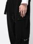 Yohji Yamamoto Broek met bretels Zwart - Thumbnail 5