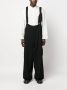 Yohji Yamamoto Broek met verlaagd kruis Zwart - Thumbnail 2