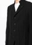 Yohji Yamamoto Button-up blazer Zwart - Thumbnail 5